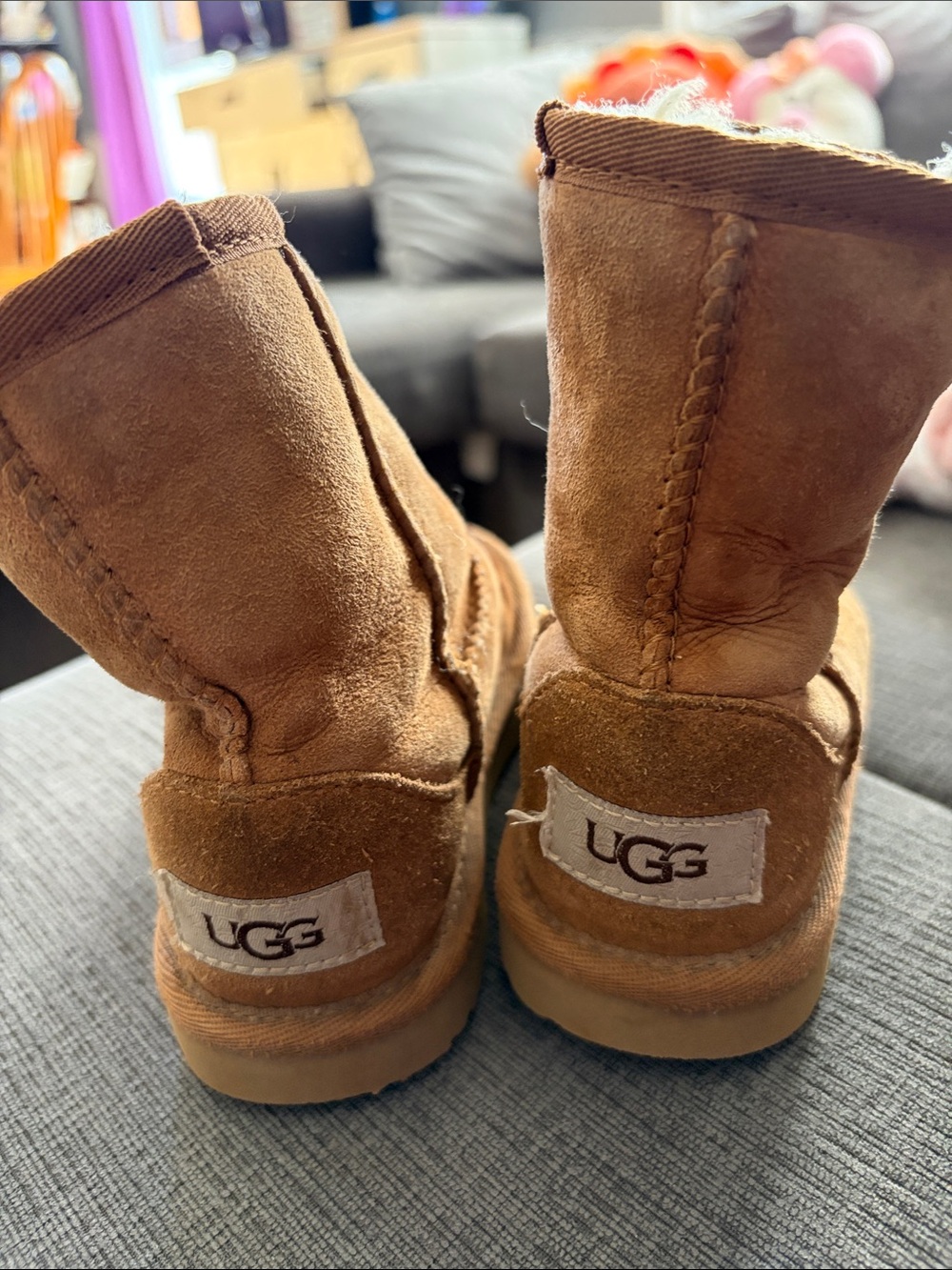 UGG Kids Chestnut Brown Suede Boot